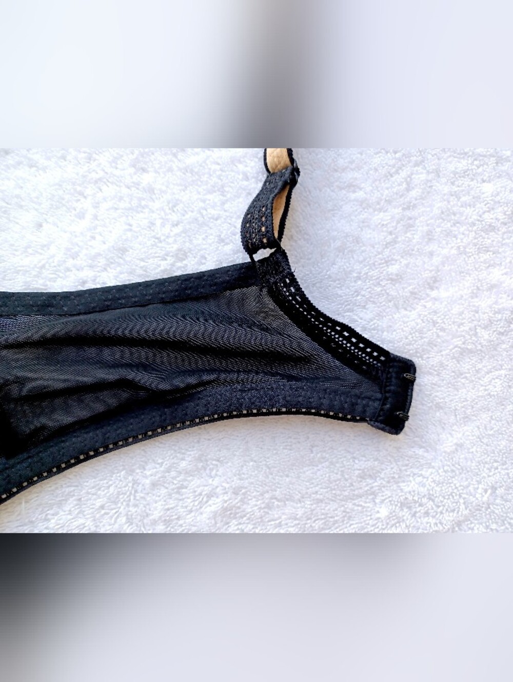 Freya Black Lace Underwire Bra, Size 38G - Picture 13 of 14